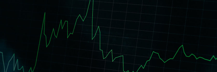 Graph showing spending trends