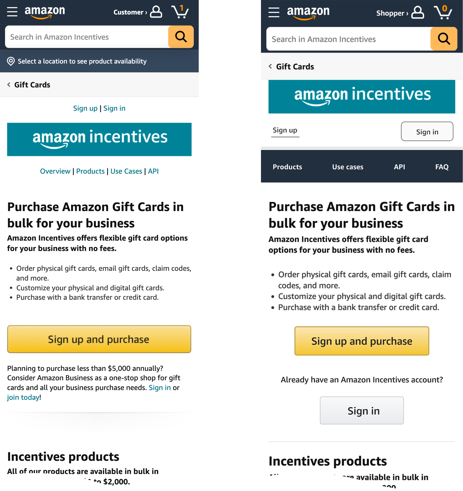 before, after, mobile devices