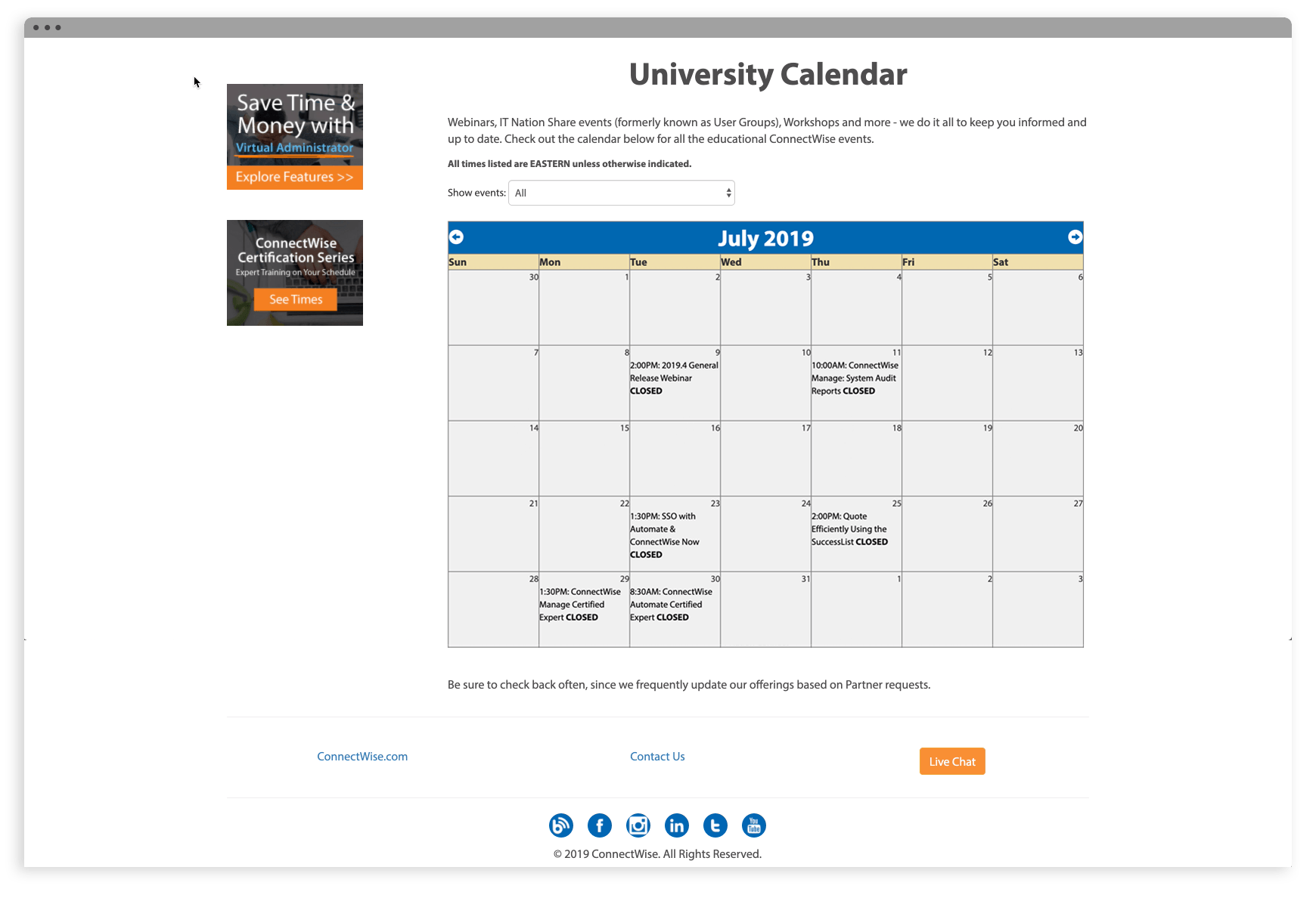 Original calendar design